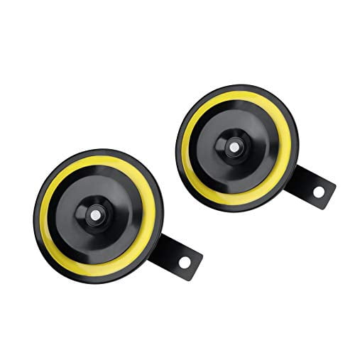 High Tone and Low Tone Metal Disc Horn Kit Waterproof Twin Horn for Car SUV Pickup Boat. 130DB Car Horn 12V Motorcycle Universal Horn Super Loud High Tone and Low Tone Metal Disc Horn Kit Waterproof Twin Horn for Car SUV Pickup Boat. 130DB Car Horn 12V Motorcycle Universal Horn Super Loud